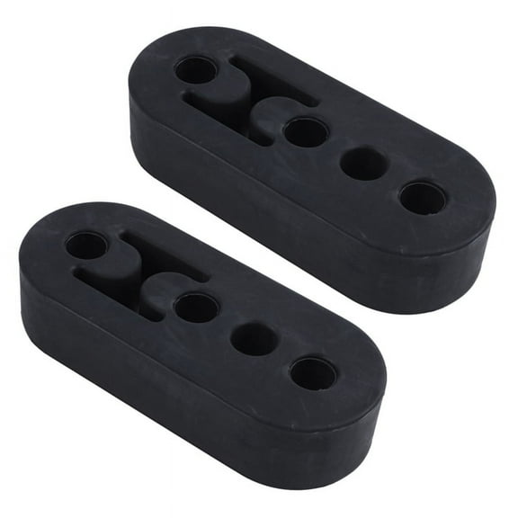2X Universal Black Rubber Car Exhaust Hanger Bushing