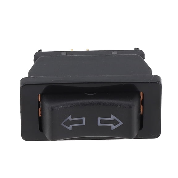 2X Universal Car 12V 2 Way Momentary Electric Aerial Up Down Rocker Switch 5 Pins Blue Light Interior Power Switch Parts Fangkenuo