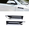 thumbnail image 1 of 2X Universal Car Auto Air Flow Fender Chrome Side Hood Vent Decoration Sticker, 1 of 11