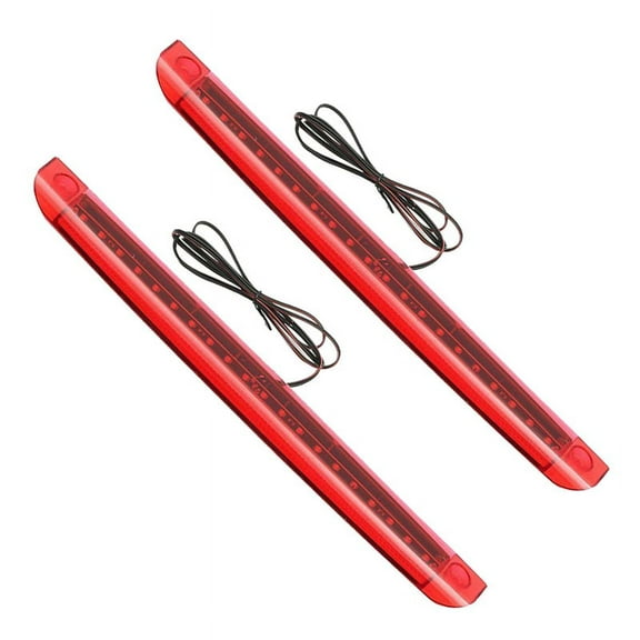 2X Universal Car Red 12V 20 LED 3RD High Mount Brake Tail Stop Light