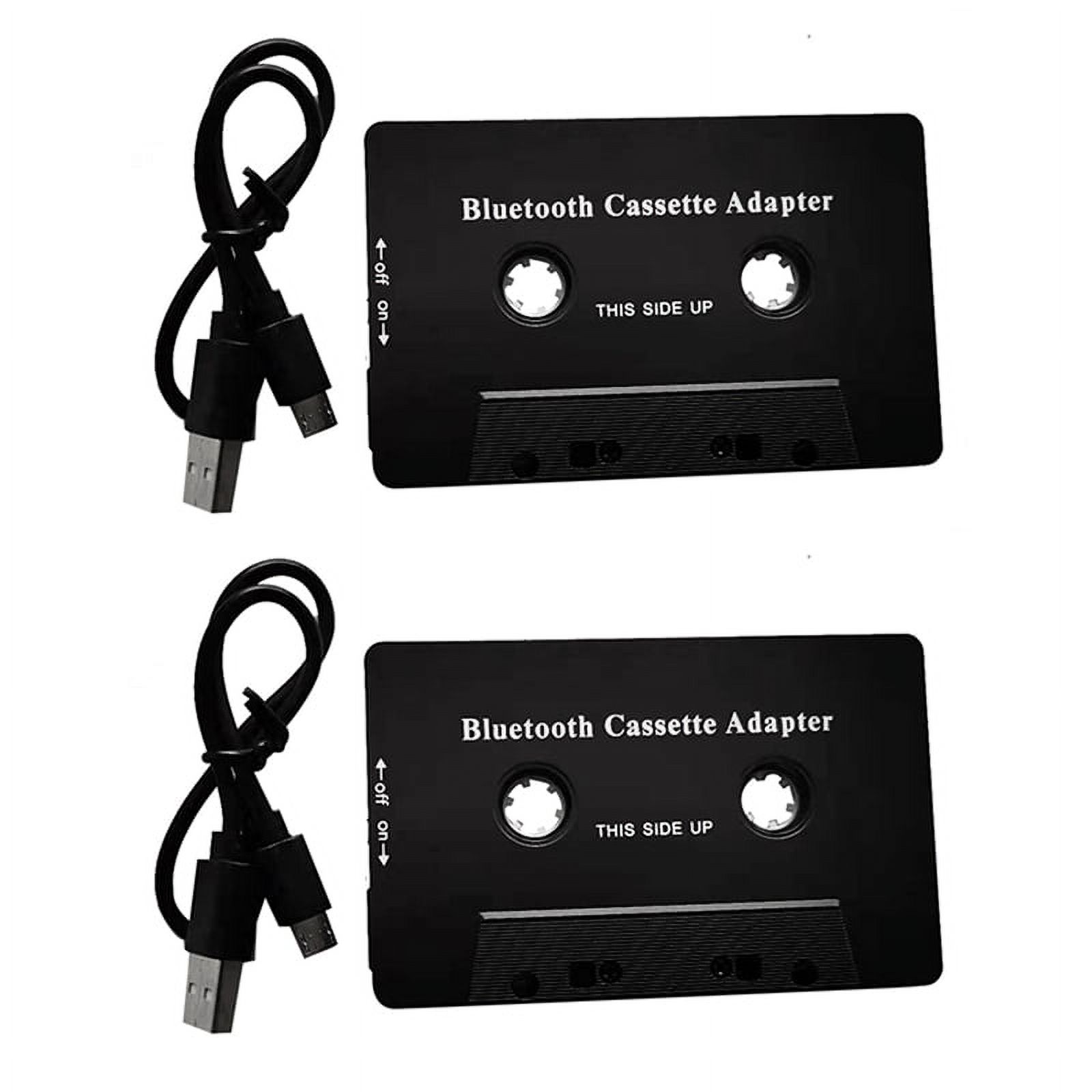 2X Universal Cassette Bluetooth 5.0 Audio Car Tape Aux Stereo Adapter