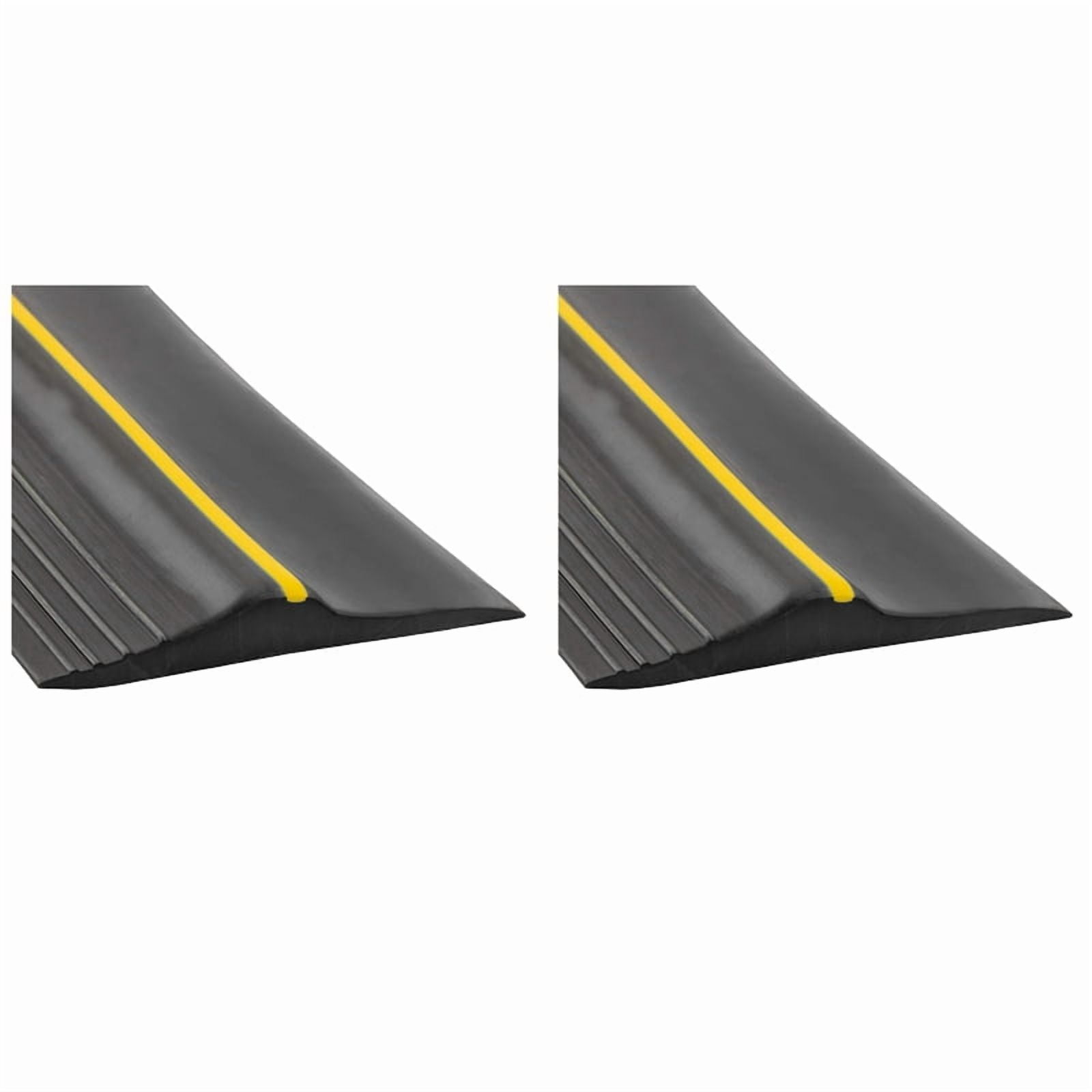 2X Universal Garage Door Bottom Threshold Seal Strip Weatherproof Rubber (10Ft, Black)
