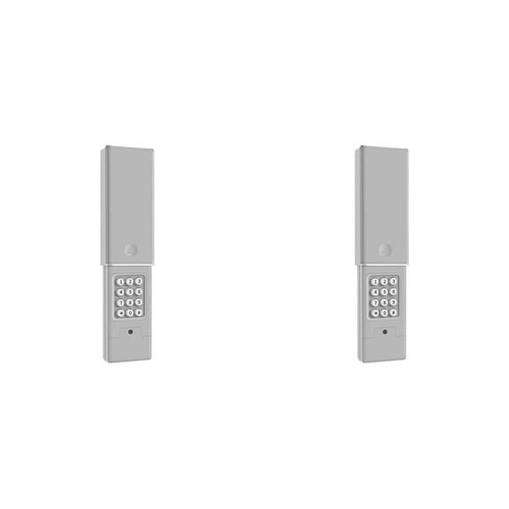 2X Universal Garage Door Opener Keypad Wireless Keyless Access Keyboard, Works with , ,