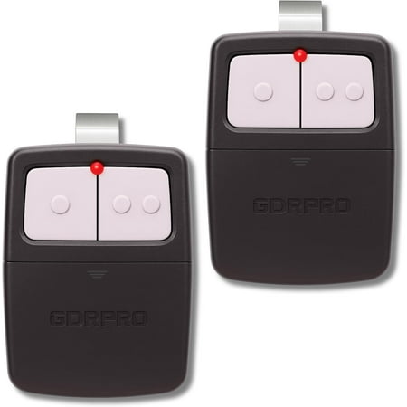 2X Universal Garage Door Opener Remote, Replaces Clicker 375LM, 375UT, KLIK1U, Compatible with , , , – Dual Door or Gate Control – Learn Button & Dip Switch Ready