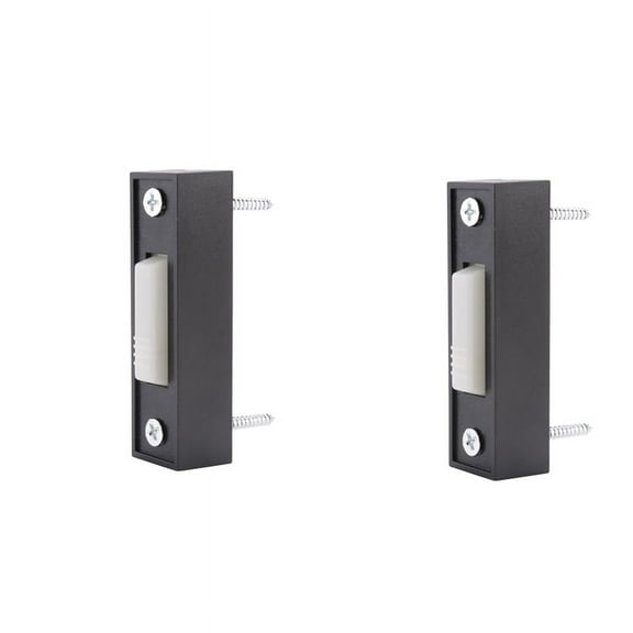 2X Universal Garage Door Opener Switch 41A4166 Wired Lighted Wall Mounted Push Button Black Finish with Center Button