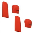 thumbnail image 1 of 2X Universal Handbrake Grips Car Interior Decoration Gear Shift Collars Silicone Gear Shift Knob Cover Red, 1 of 8