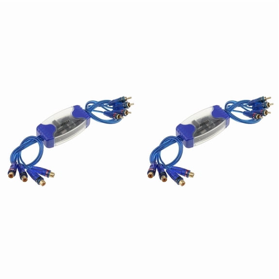 2X Universal Noise Sound Eliminator 4 Channel Ground Loop Isolator Noise Filters