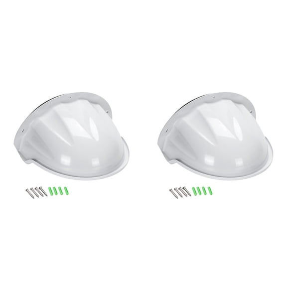 2X Universal Rainproof Sunscreen Camera Cover Shield for LED Lights/, Surveillance Cameras Dome