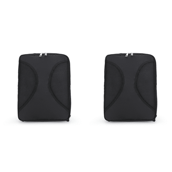 2X Universal Violin Carbon Fiber Case Hard Light Music Sheet Bag,Black