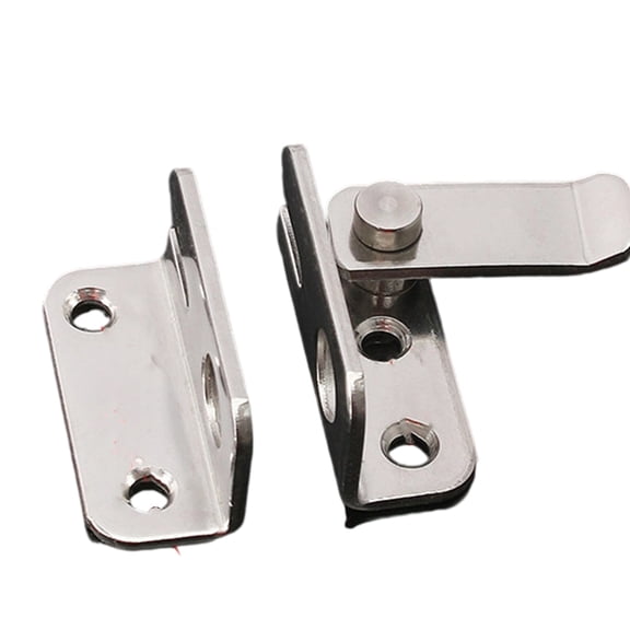 2X Untarnished Sliding Door Hook Strong Security Screw For Barn Fashion Entrances Pet Cage Security