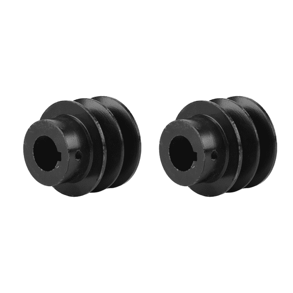 2X V Belt Pulley Bore Die Double Groove for 168F 170F GX110 GX120 GX160 GX200 7HP ATV Go Kart Engines