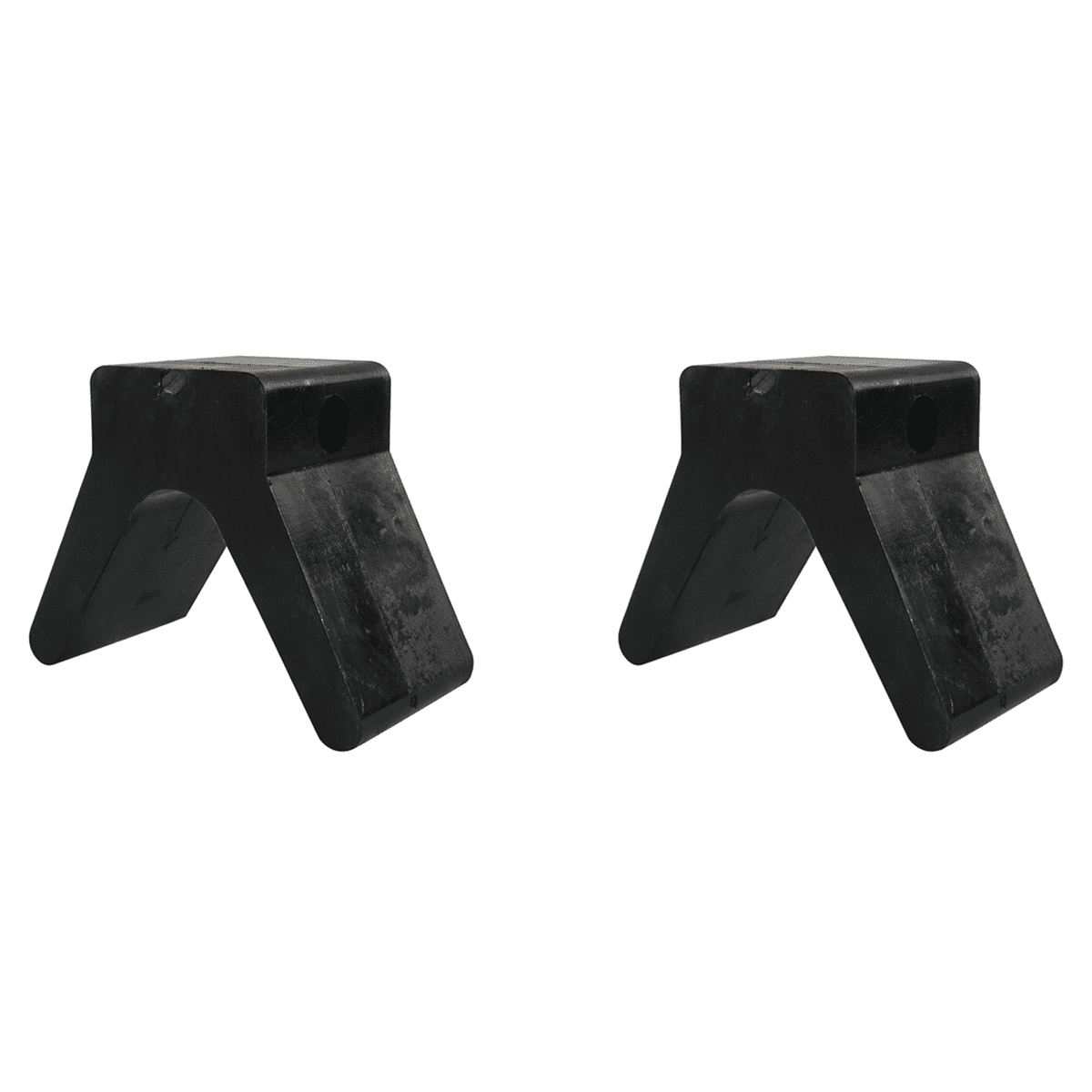 Mountable Stop Block 2X V-Style Boat Trailer Bow Stop Block Trailer Rubber Bow Stop Non ...