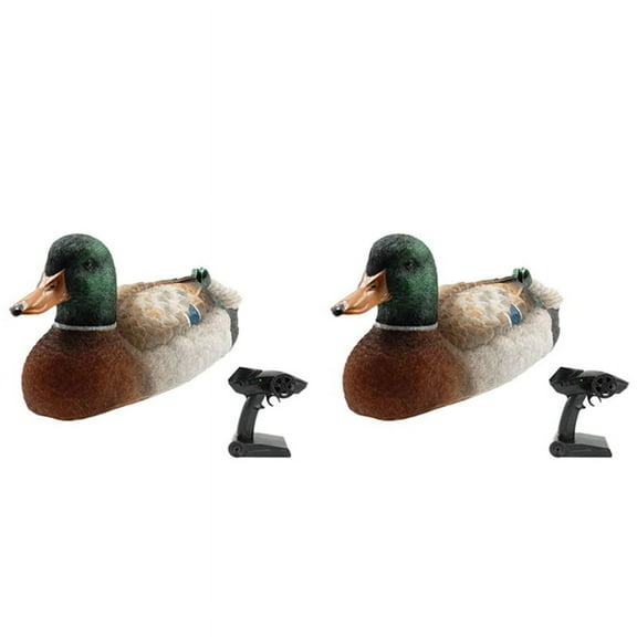 2X V201 RC Boat Duck 2.4Ghz Hunting Motion Remote Control Waterproof