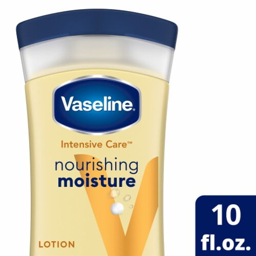 2X - Vaseline Intensive Care Body Lotion Nourishing Moisture for Dry Skin with Ultra-Hydrating Lipids 10 fl oz