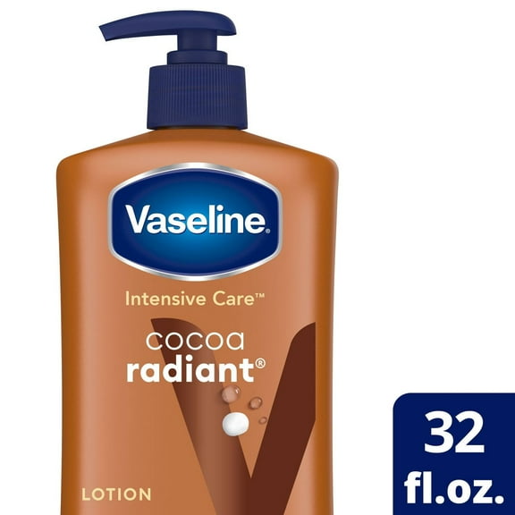 2X - Vaseline Intensive Care Moisturizing Body Lotion with Cocoa Butter Cocoa Radiant - 32 fl oz