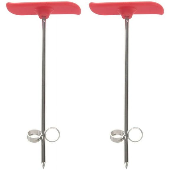 2X Vegetable Fruit Spiral Twist Knife Stainless Steel Manual Spiral Carving Cutter Kitchen Tray Decoration,2 x spiral knife,red&silver