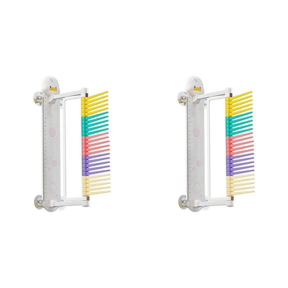 2X Vertical Jump Tester for Kids Cartoon Duck Wall Mounted Vertical Jump Trainer Resettable Vertical Jump