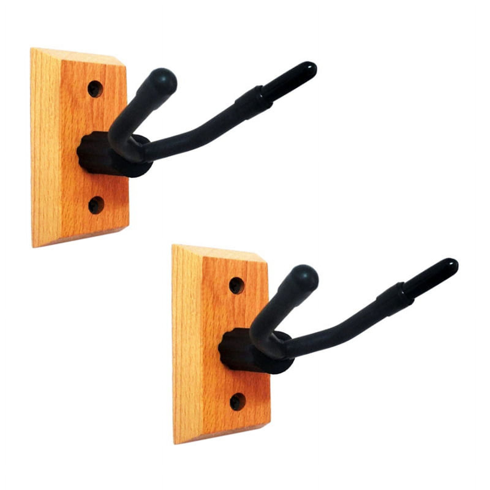 2X Violin Rack Hanger Violin Wall Mount Violin Wall Hook Solid Wood