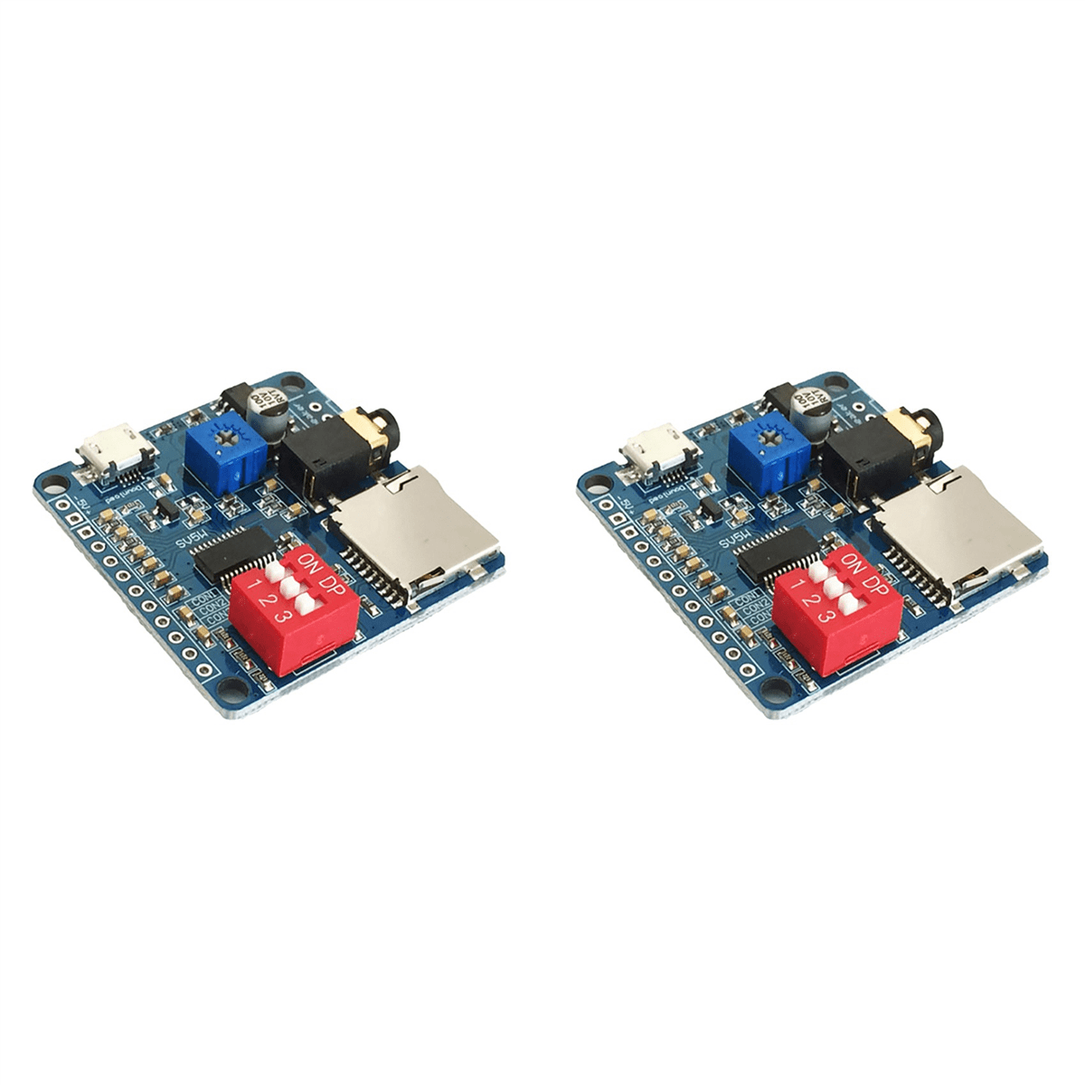 2X Voice Playback Module Board MP3 Music Player 5W MP3 Playback Serial ...