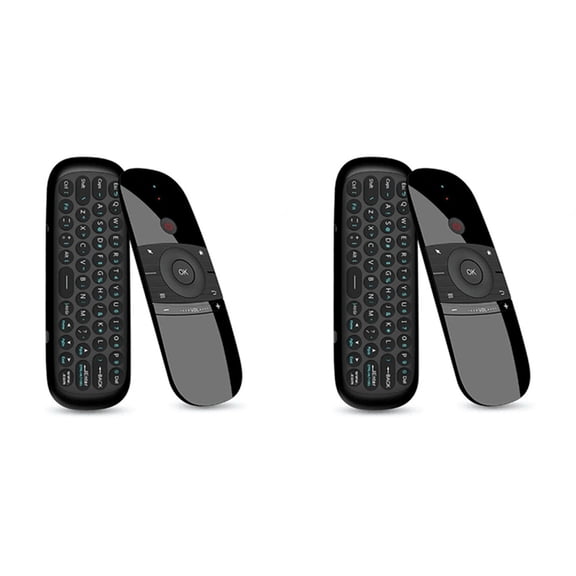 2X W1 Air Mouse 2.4G Wireless Keyboard Remote Control IR Remote Learning 6- Motion Sense for Smart TV Android PC