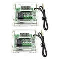 thumbnail image 1 of 2X W1209 DC 12V Thermostat Temperature Control Switch Thermometer Controller with Digital LED Display with Case, 1 of 6