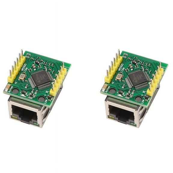 2X W5500 Ethernet Network Module SPI Interface Ethernet//IP Protocol Compatible WIZ820Io
