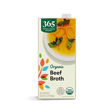 2X - WF Organic Beef Broth, 32 Fl Oz
