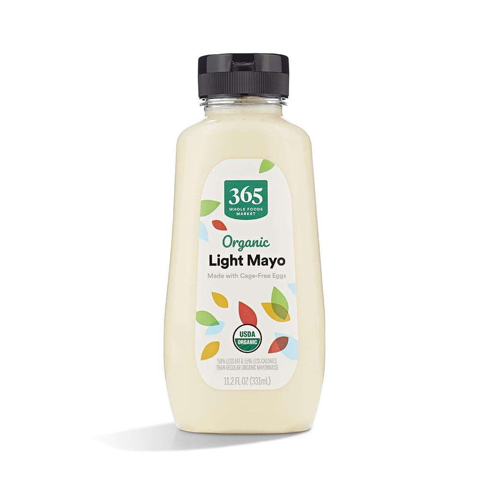 2X - WF365 , Mayonnaise Light Organic, 11.2 Fl Oz