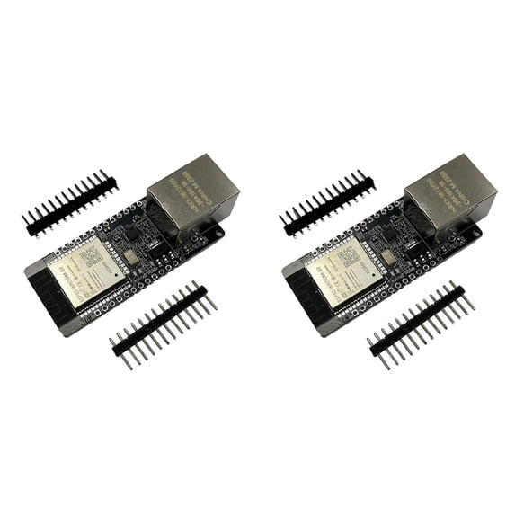 2X WT32-ETH01 ESP32 Wireless Module Serial Port Networking Bluetooth + WiFi Combo Gateway Module