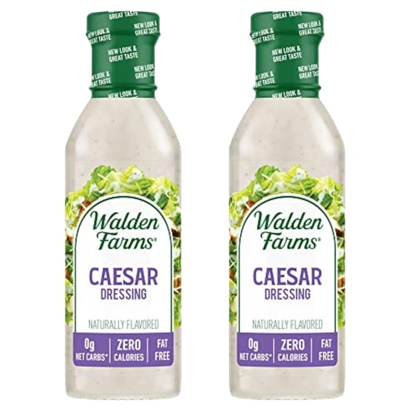2X - Walden Farms Caesar Salad Dressing 12 fl oz
