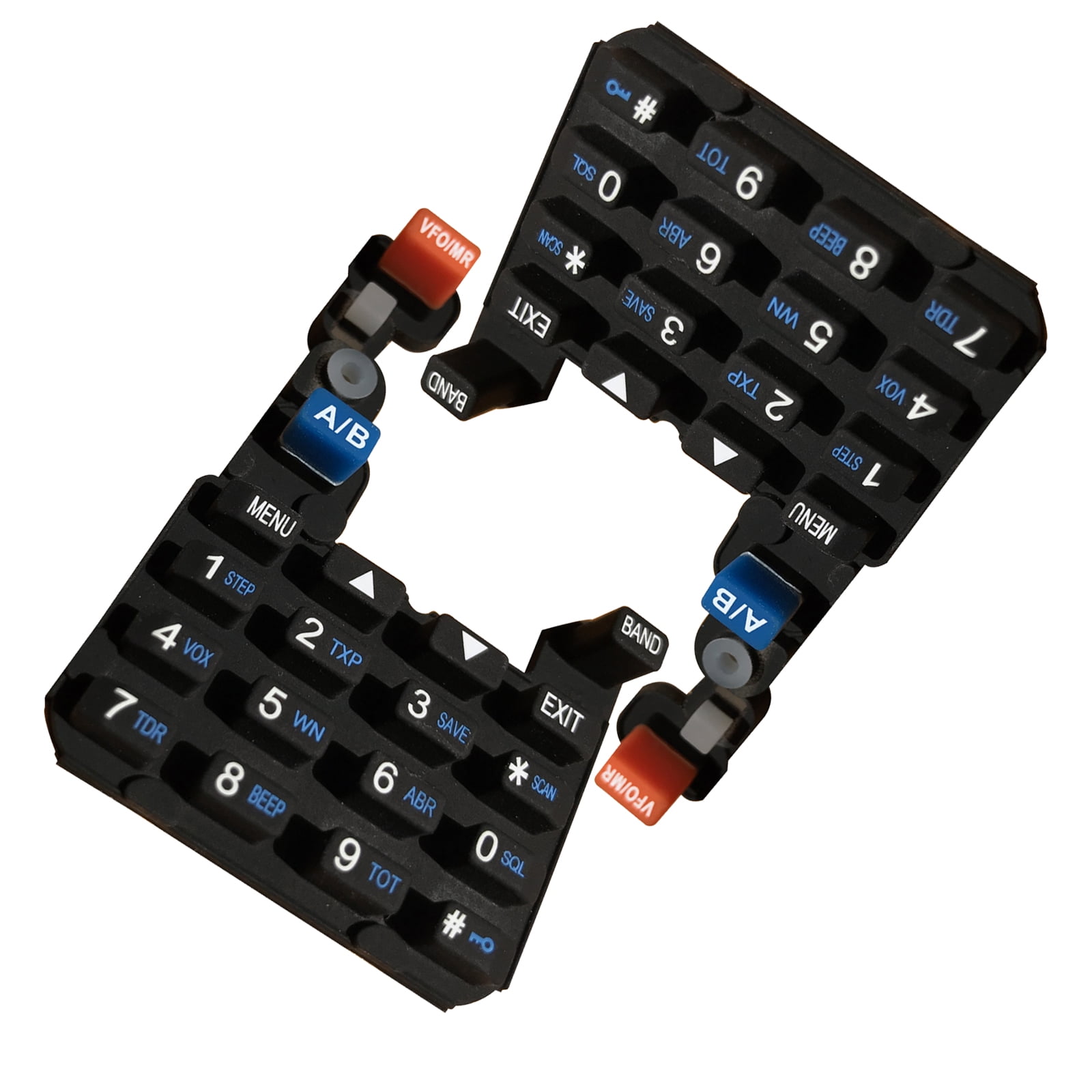 2X Walkie Talkie Numeric Keypad Keyboard For Baofeng Two Way Radio UV ...