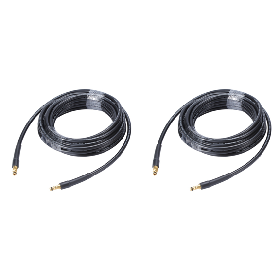 2X Washer Water Clean Car Wash Hose Ports,High Pressure Washer Water Cleaning Hose for K2 K3 K4 K5 K Series 6M,2 x High pressure cleaner hose,Black