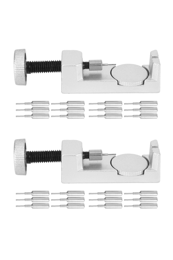 2X Watch Link Remover Kit, Band Removal Tool, Sizing Pin Tool with 24 Extra Punch Pins