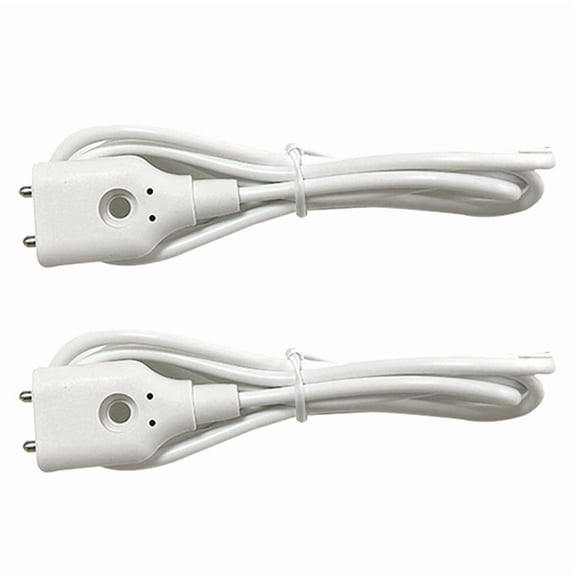 2X Water Leakage Alarm Detector with Wired Sensor 1 Meter Cable Water Level Sensor Probe Dual Metal Poles