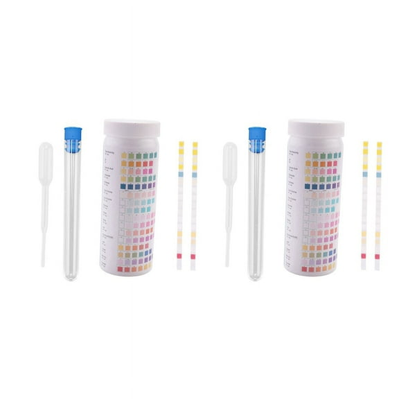 2X Water Testing Strips for Drinking Water- EPA Level Home Use, Water Test Strips with Lead, Mercury, Iron, PH, Hardness,2 set x Water Test Kits