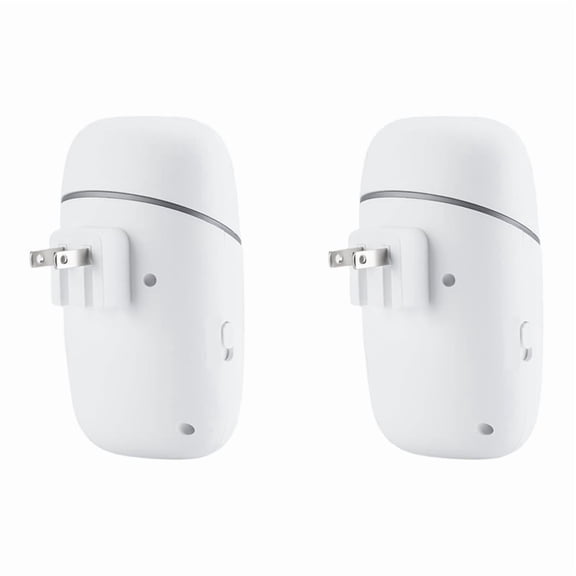 2X Waterless Diffuser,Plug in Waterless Essential Oil Diffuser 10ml Smart Aromatherapy Plug in Wall Diffuser US Plug