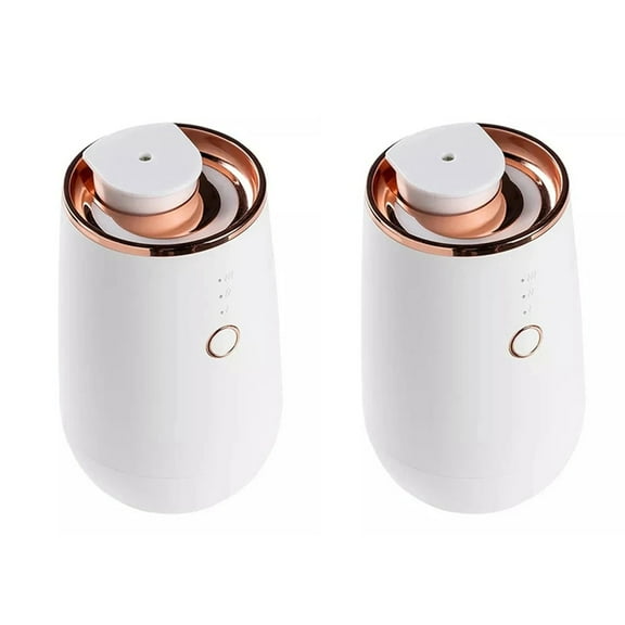 2X Waterless Essential Oil Aromatherapy Diffuser  Desktop Portable Electric White