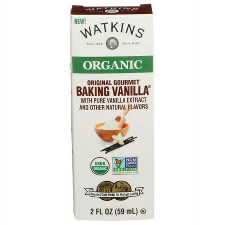 2X - Watkins Organic Baking Vanilla Extract 2 fl oz