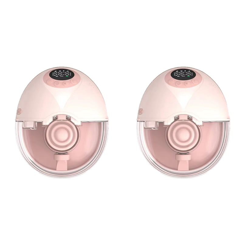 2X Wearable Wireless Bra Breast Pump with Cordless Bottle Design Wearable Silicone Flange Milk Manual Breast Pump