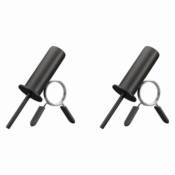 2X Weight Stack Pin, Gym Pin with Spring Clip Collar,Weight Pins Strength Training Equipment 10mm