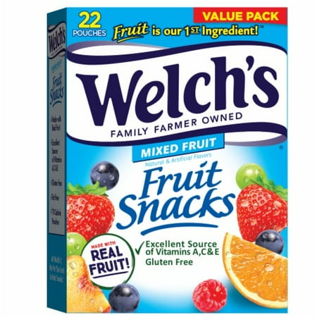 2X-Welch's Mixed Fruit Snacks - 0.8 oz - 22 ct