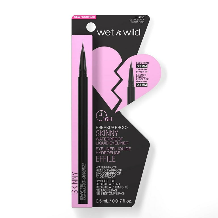 2X - Wet n Wild Breakup Proof Waterproof Skinny Eyeliner - Black - 0.017 fl oz - Walmart.com 2x-wet-n-wild-breakup-proof-waterproof-skinny-eyeliner-black-0-017-fl-oz-walmart-com