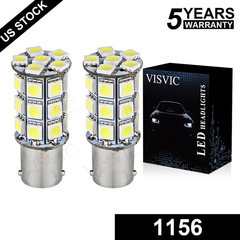 Buy 2x 1156 *BRIGHT WHITE* 12V Interior Courtesy Trunk LED Light Bulb Park Lamp NOS In San - Foto 5