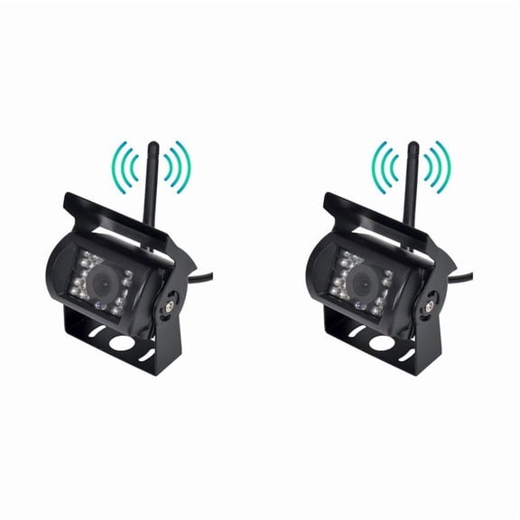 2X WiFi Car Truck RV Trailer Rear View Backup Camera Wireless CCTV for IOS Android