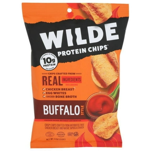2X - Wilde Buffalo Style Chicken Protein Chips 4 oz Package May Vary
