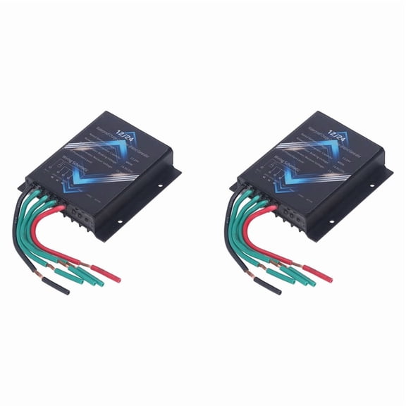 2X Wind Turbine Charge Controller, 400W 12V 24V Mini Wind Turbine Generator Controller IP67 Waterproof