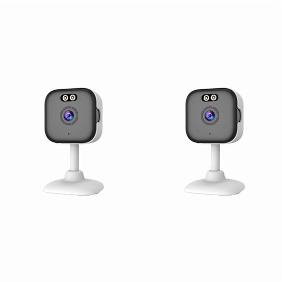 2X Window Camera - Replaces Outdoor Cameras 2.4/5GHz Wi-Fi 3MP Resolution Full-Color Night Vision Through Window