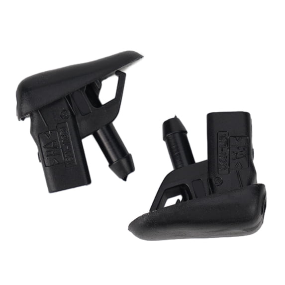 2X Windscreen Washer Jet Spray Nozzles for Jaguar for X-Type 2001-2010 Black