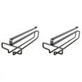 thumbnail image 1 of 2X Wine Glass Rack, Under Cabinet Metal Wine Glass Holder, Stemware Rack, Hanging Wine Glass Stroage Rack Organizer-B, 1 of 2