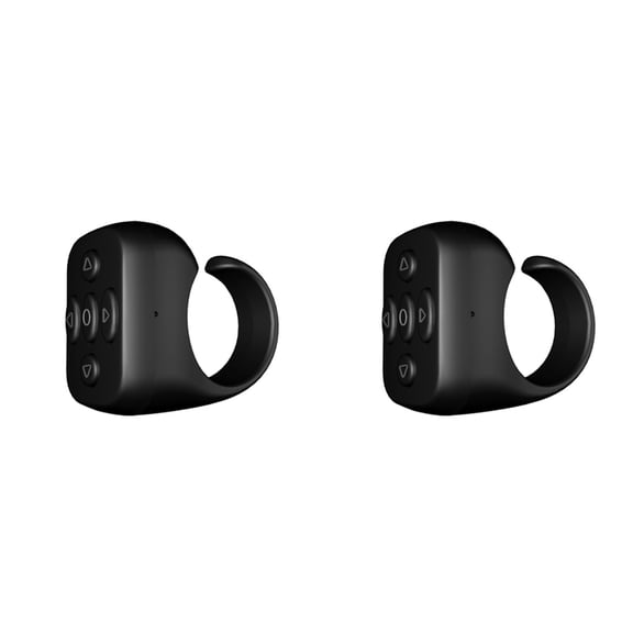 2X Wireless Bluetooth Air Mouse Mobile Selfie Lazy Instant Remote Control Ring Music Video Controller for Laptop Phone A
